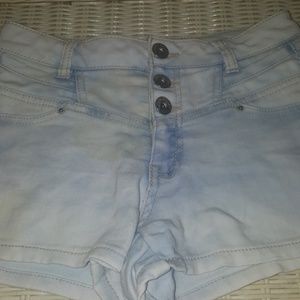 Blue Spice high waisted shorts